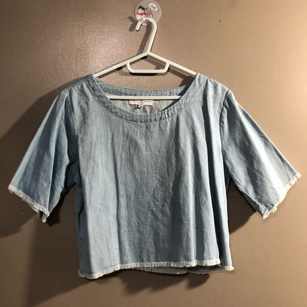 Denim top for SALE ✨